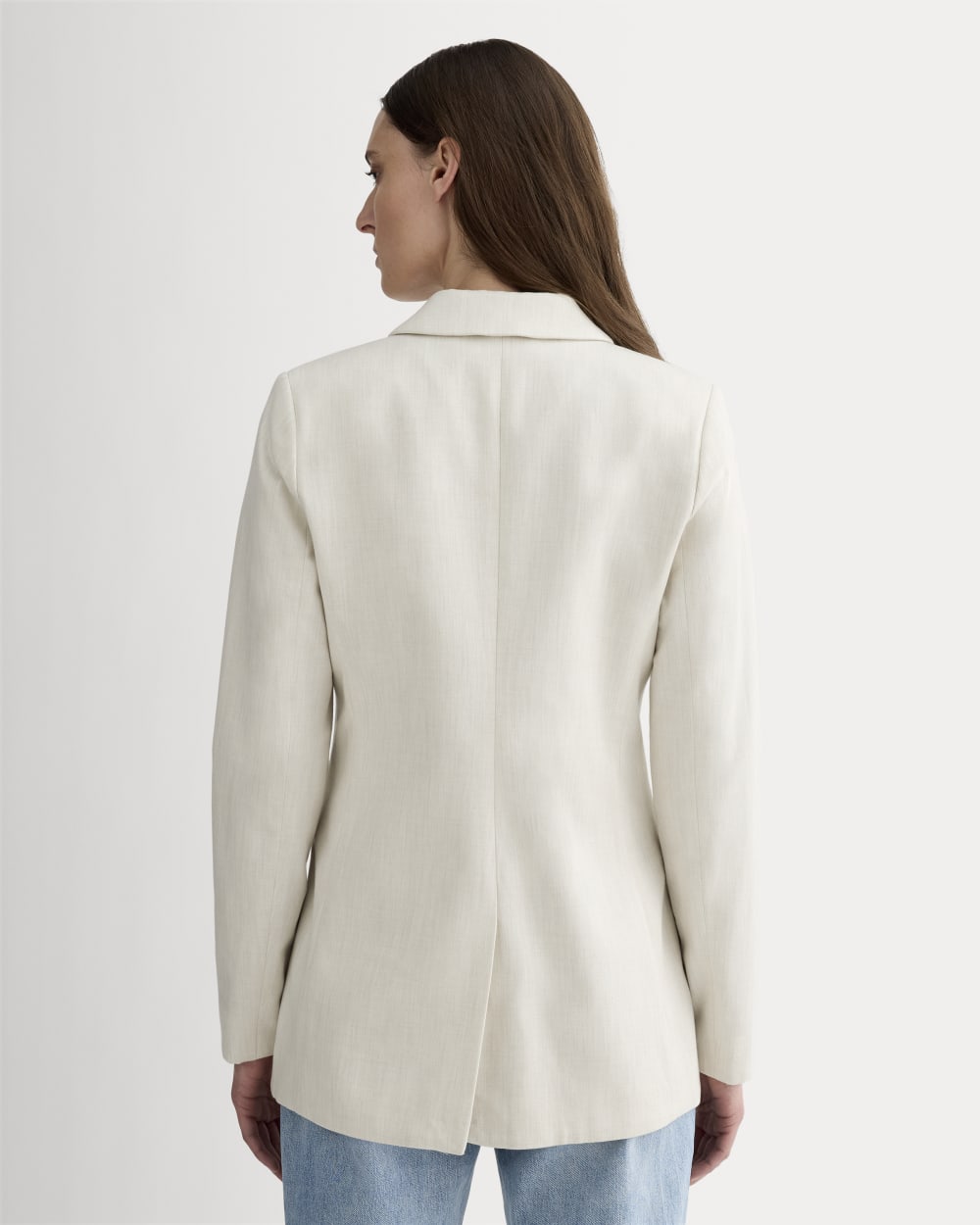 The Relaxed Blazer in Buttersmooth | Heathered Oat - Image 5