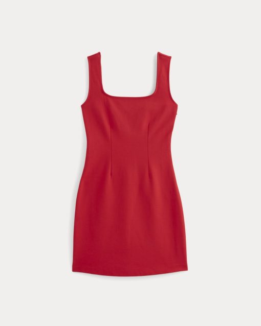 Alternative view of The Dream Square-Neck Dress | Classic Red