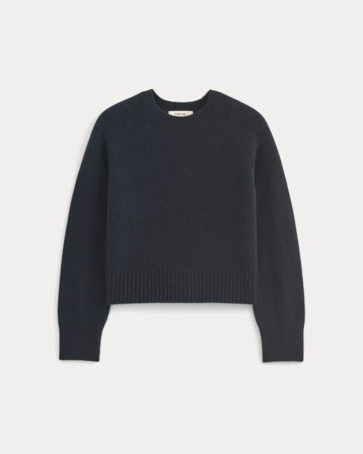 Alternative view of The Boxy Crew in Cashmere | Navy