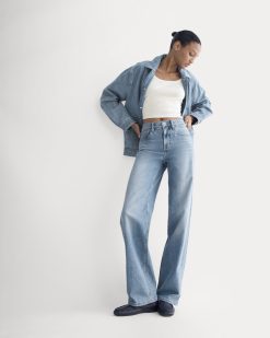 The Column Jean | Vintage Light Indigo | 31 Inseam
