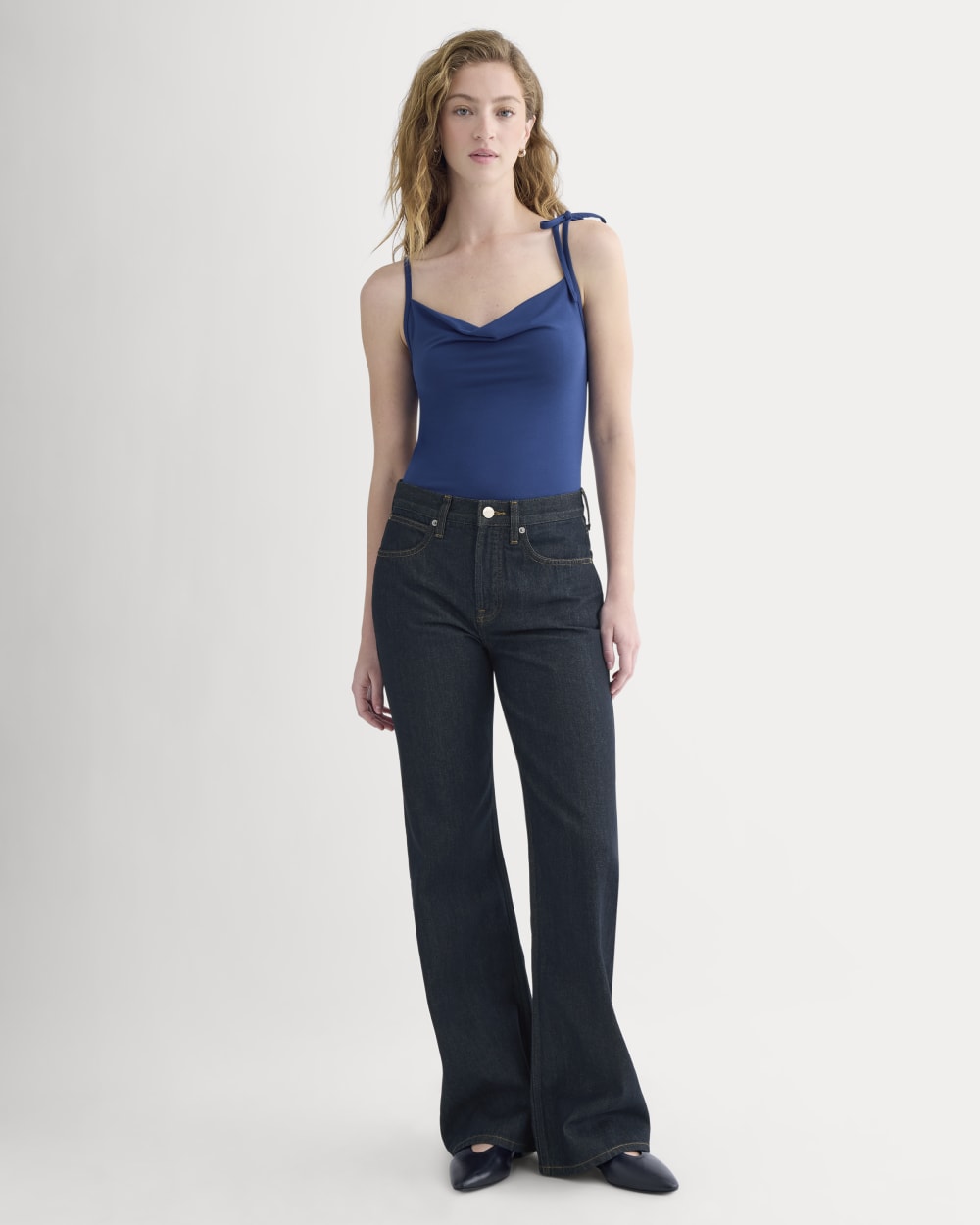 Tie-Shoulder Tank | Estate Blue - Image 4