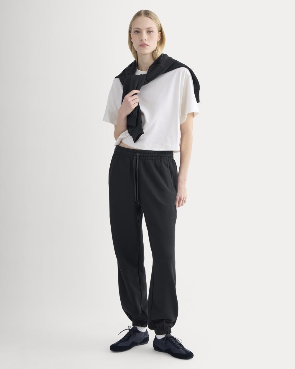 Lightweight Terry Jogger | Black