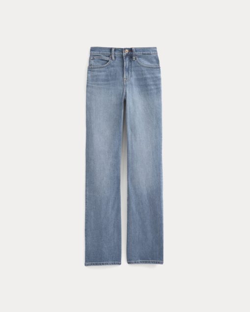 Alternative view of High-Rise Slim Bootcut Jean | Tungsten Bright