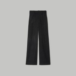 Alternative view of The ReWool® Way-High Drape Pant | Heathered Charcoal