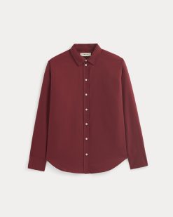 Alternative view of The Must-Have Shirt in Silky Cotton | Merlot