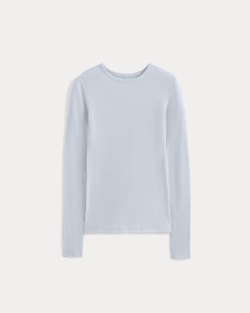 Alternative view of Tissue Long-Sleeve Crew | Skywriting