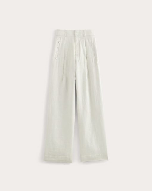 Alternative view of The Linen Way-High® Drape Pant  | Natural Chambray