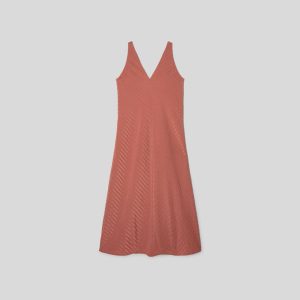 Alternative view of The City Stripe Midi Dress | Redwood