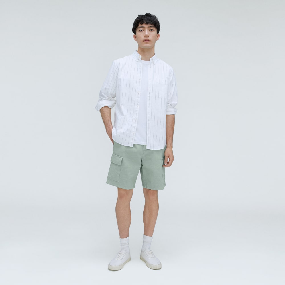 The Cotton Linen Short | White Sage - Image 6