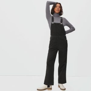 Alternative view of The Canvas Overalls | Black