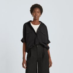 Alternative view of The Cotton Tourist Shirt | Black