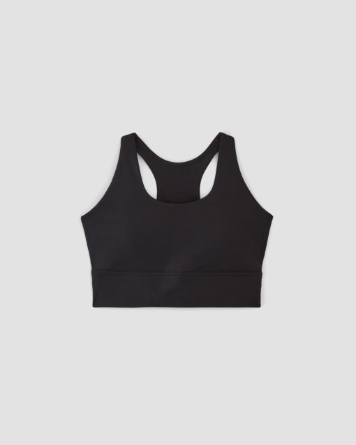 Alternative view of The Perform Longline Bra | Black