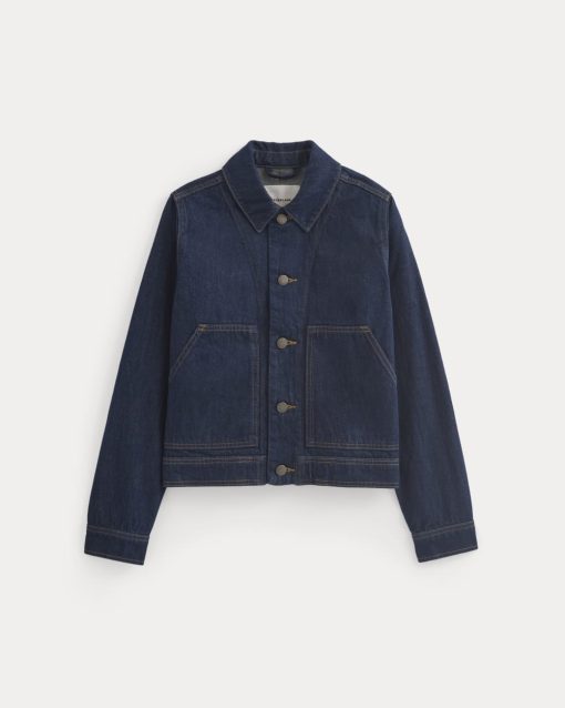 Alternative view of Denim Chore Jacket | Dark Indigo