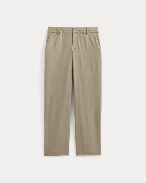 Alternative view of Straight-Leg Trouser in Tailor Twill | Light Taupe