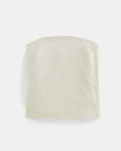 Alternative view of The Seersucker Tube Top | Bone