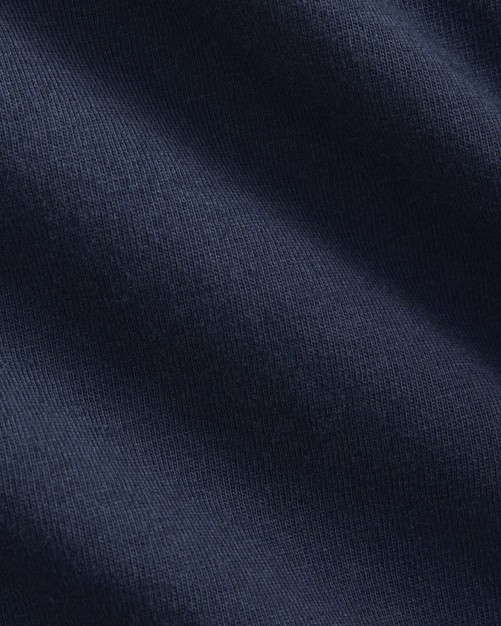 Slouchy Turtleneck In Essential Cotton | Deep Navy - Image 6