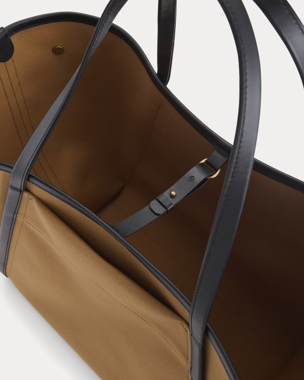 Canvas Lug Tote | Golden Brown - Image 5