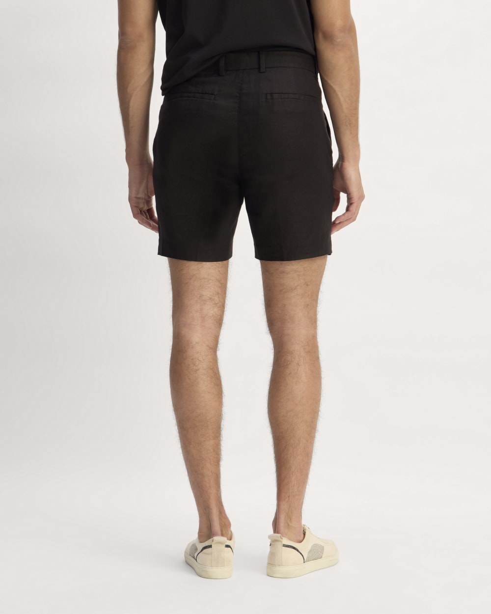 The 7 Linen Trouser Short | Black - Image 6