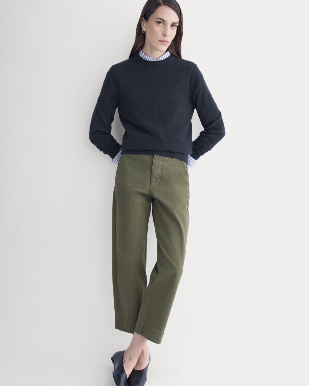 The Utility Straight-Leg Pant | Olive Night | 26.5 Inseam - Image 3