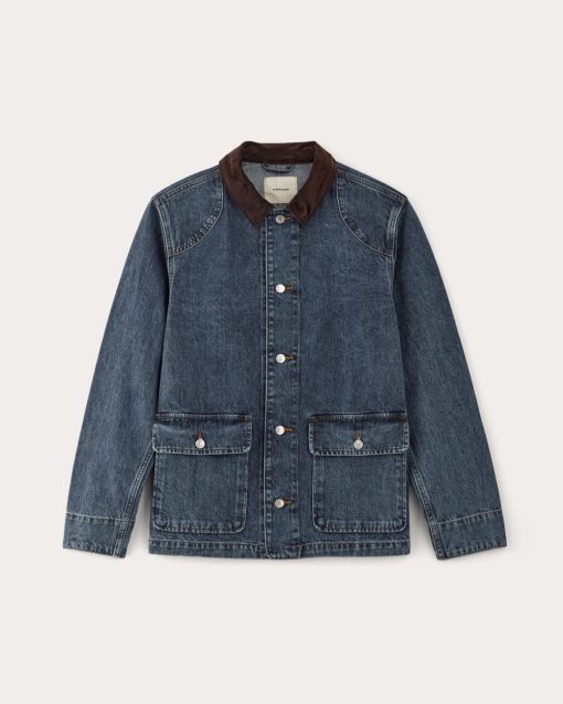 Alternative view of The Unisex Denim Ranch Jacket | Deep Atlantic