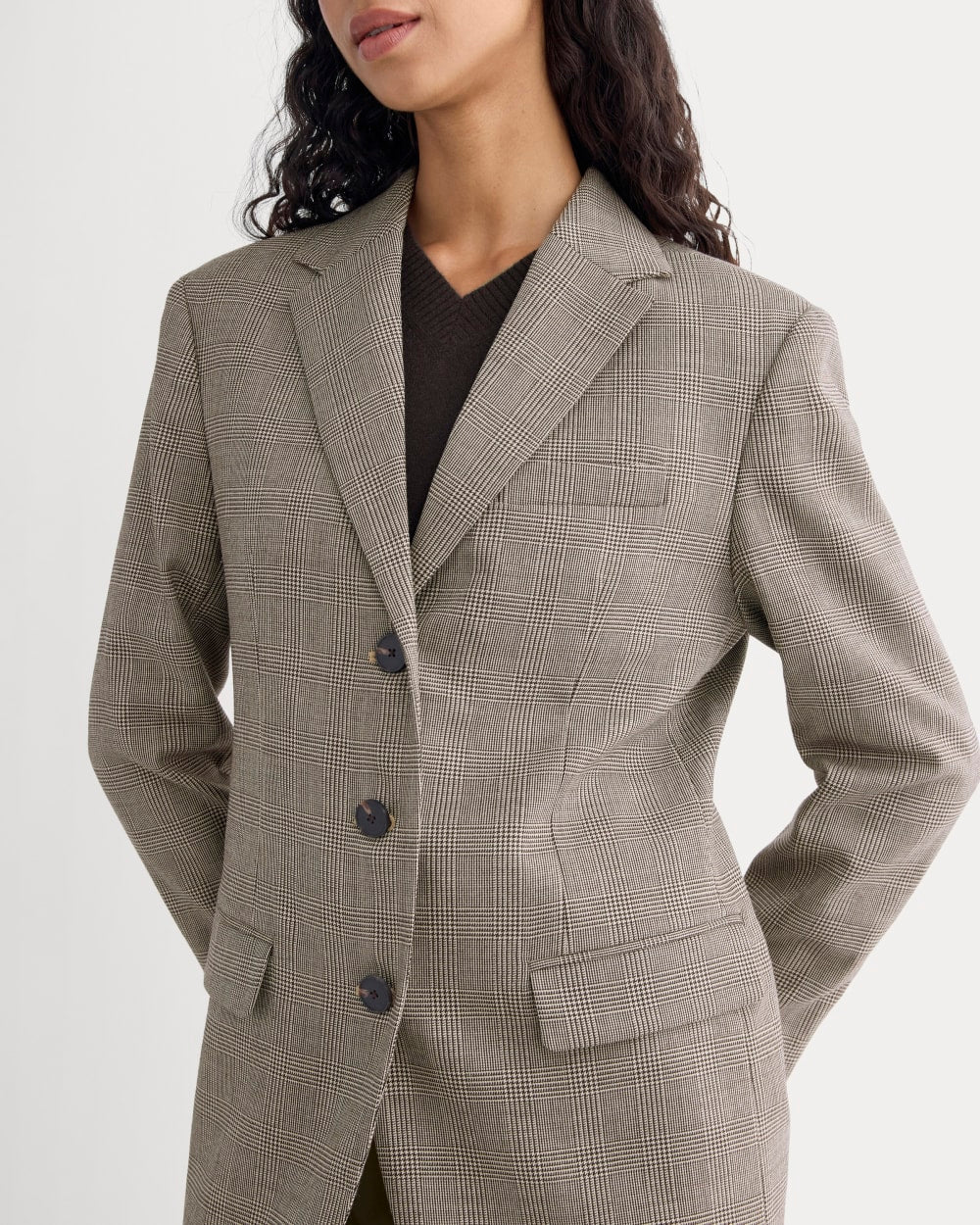 Blazer in Tailor Twill | Khaki - Image 5