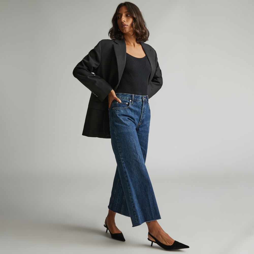 The Way-Wide Crop Jean | Iznik Ink - Image 3