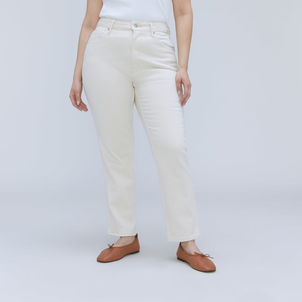 The Cheeky Hourglass Jean | Ecru | 28.5 Inseam - Image 2