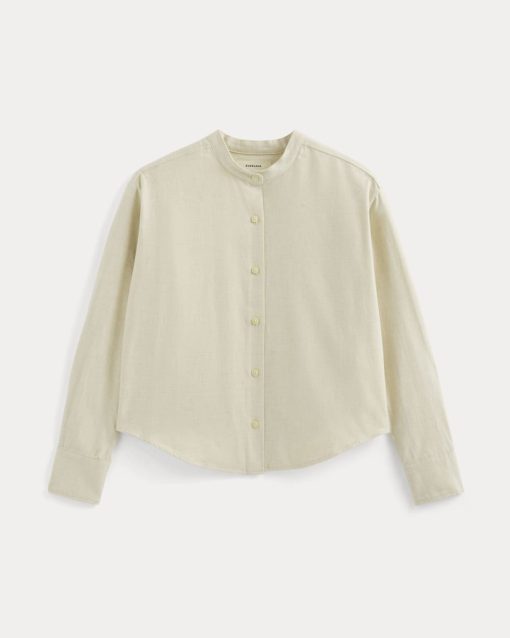 Alternative view of Flannel Shirt | Heathered Oat