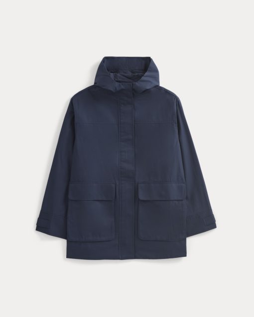 Alternative view of Hooded Field Jacket | Navy