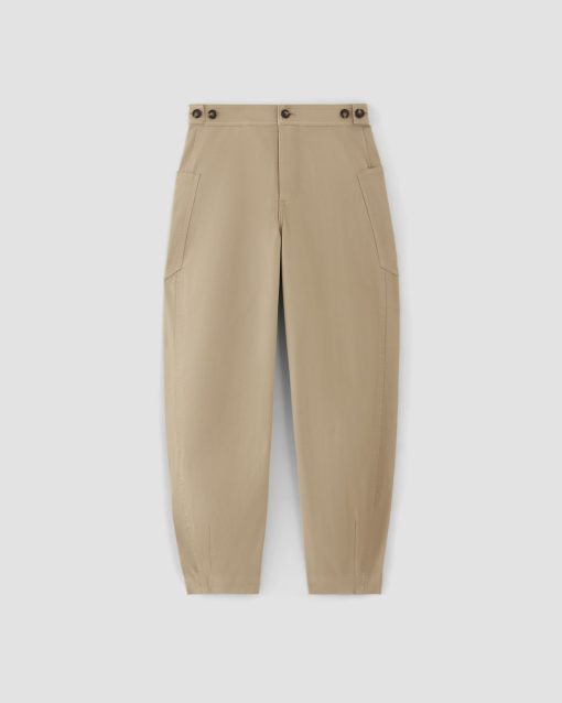 Alternative view of The Barrel Pant | Trench Coat Khaki