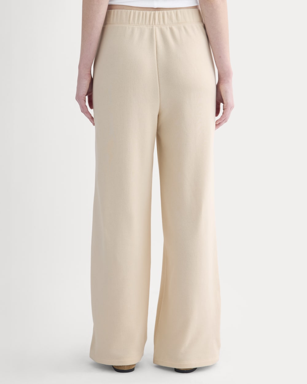 Lightweight Terry Pintuck Sweatpant | Parchment - Image 4
