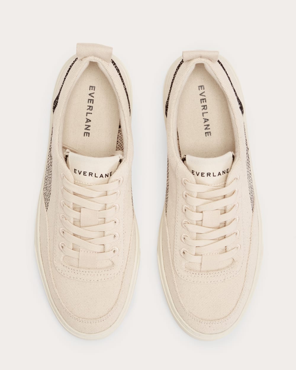 The Tread-Bare Sneaker | Natural Canvas / Black - Image 5