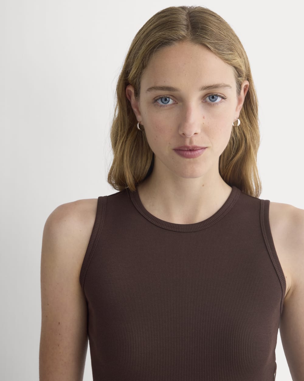 Luxe Rib Side Snap Tank | Coffee Bean - Image 6