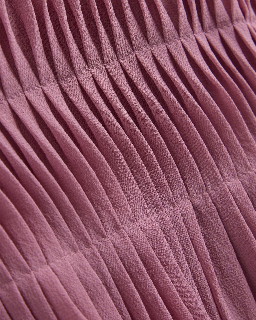 Twisted Pleat Tank in Silk Georgette | Heather Rose - Image 2