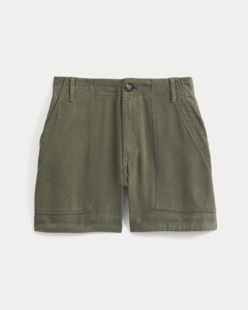 Alternative view of The Utility Short in Buttersoft | Olive Night