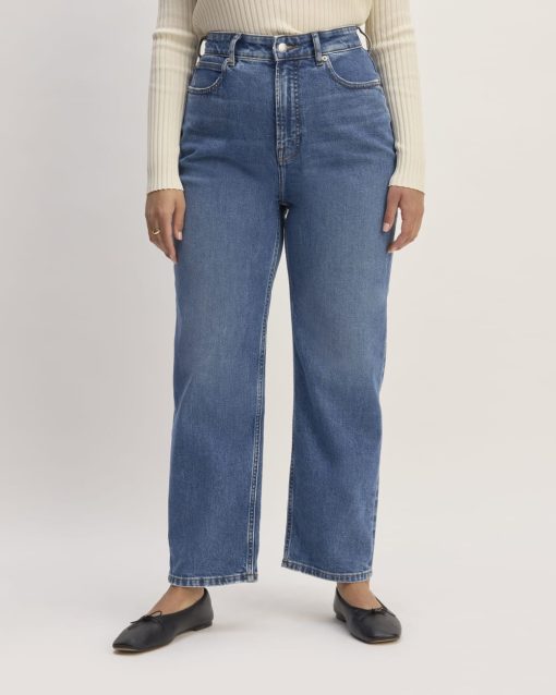 Alternative view of The Way-High® Hourglass Jean | Mid Indigo | 29 1/2 Inseam