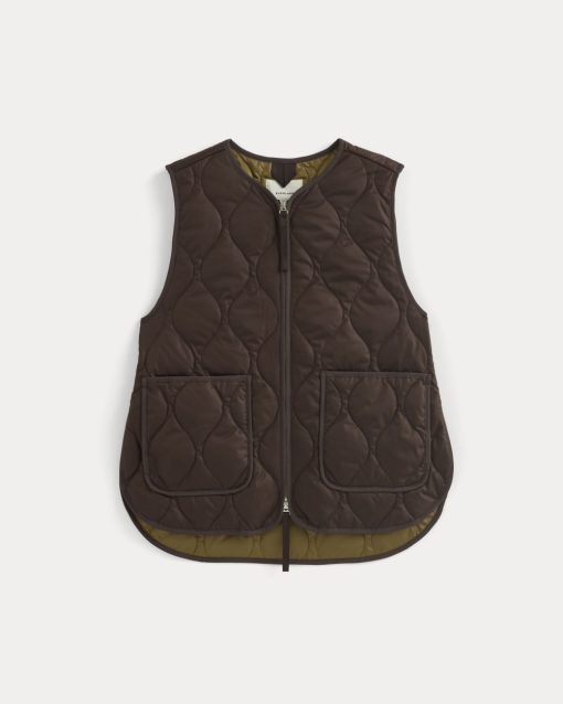 Alternative view of ReNew Quilted Vest | Coffee Bean