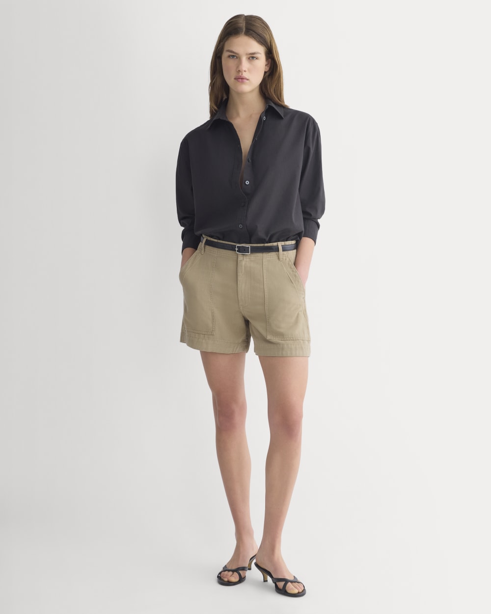 The Utility Short in Buttersoft | Chinchilla - Image 4