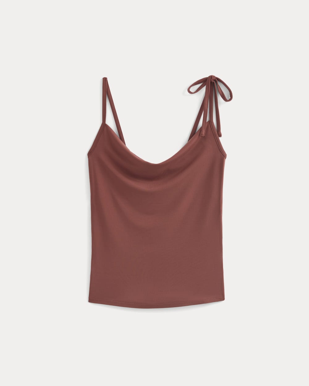 Tie-Shoulder Tank | Henna Red - Image 2