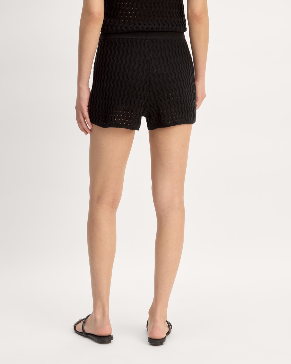 The Crochet Knit Short | Black - Image 6