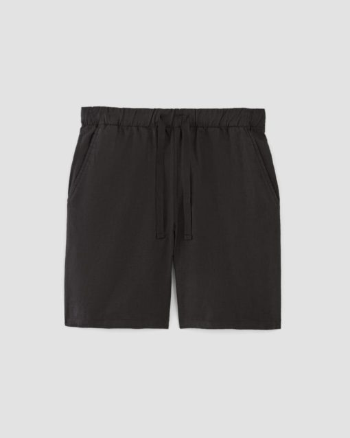 Alternative view of The Linen Easy Short | Black