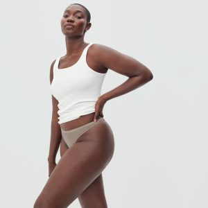 Alternative view of The Cotton Thong | Burnt Sugar