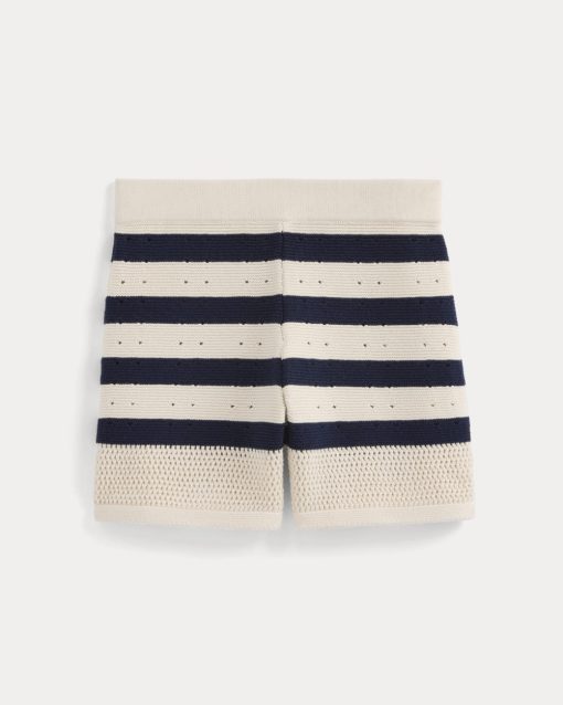 Open-Knit Short in Everyday Cotton | Canvas / Navy