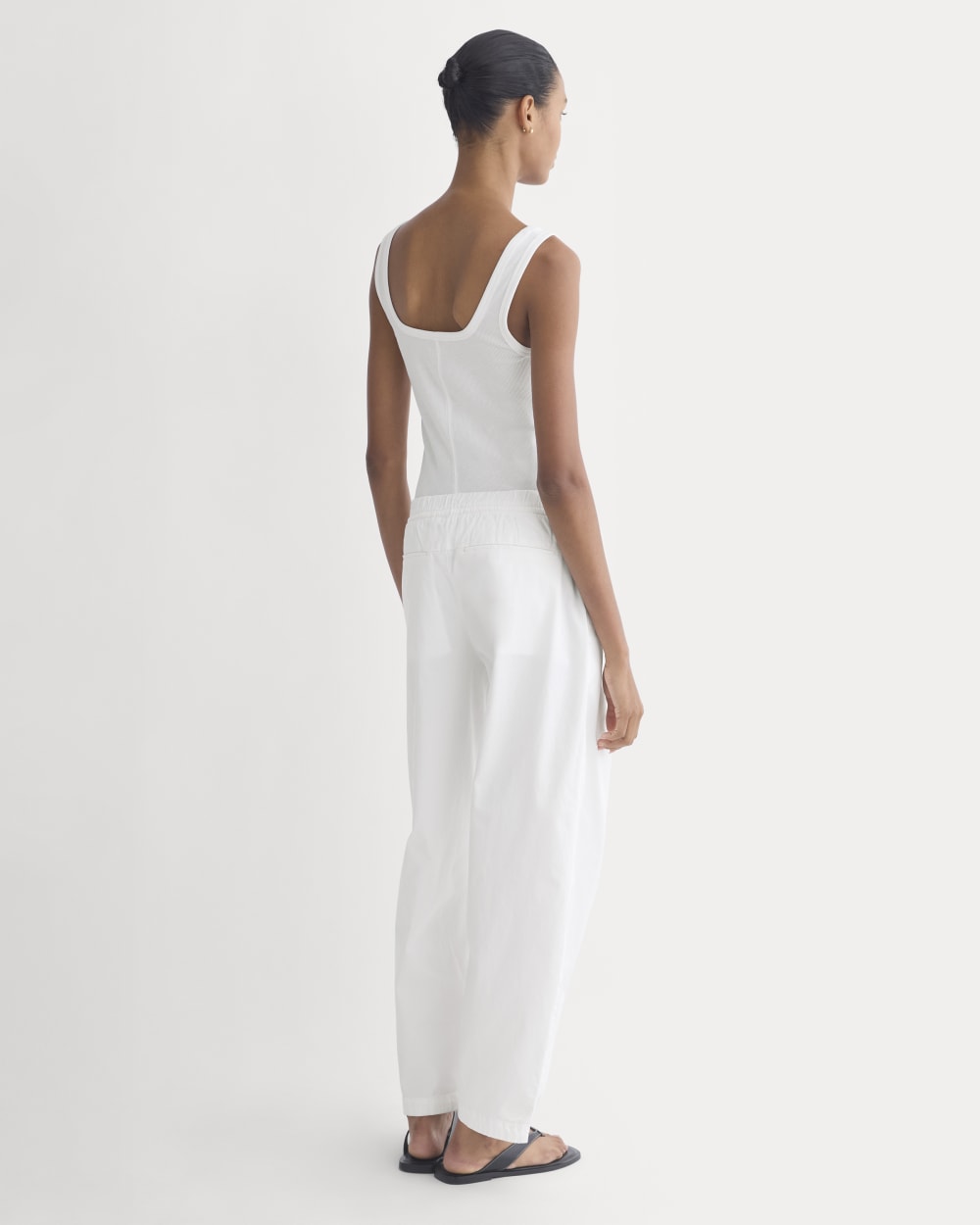 Pull-On Balloon Pant | White - Image 5