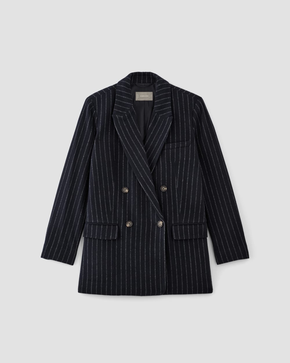 The ReWool® Double-Breasted Blazer | Navy / Bone - Image 2