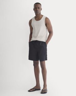 Linen Easy Short | Black