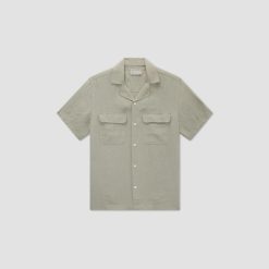 Alternative view of The Resort Shirt in Linen | Seagrass