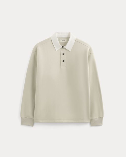 Alternative view of Luxe Fleece Rugby Polo | Peyote