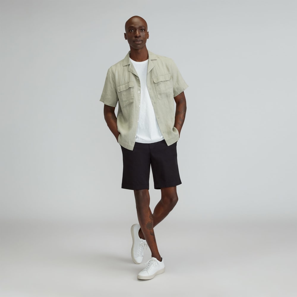 The Resort Shirt in Linen | Seagrass - Image 6