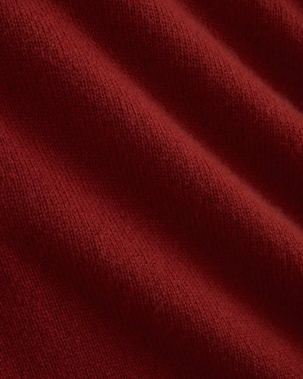 The Boxy Turtleneck in Cashmere | Berry Red - Image 6